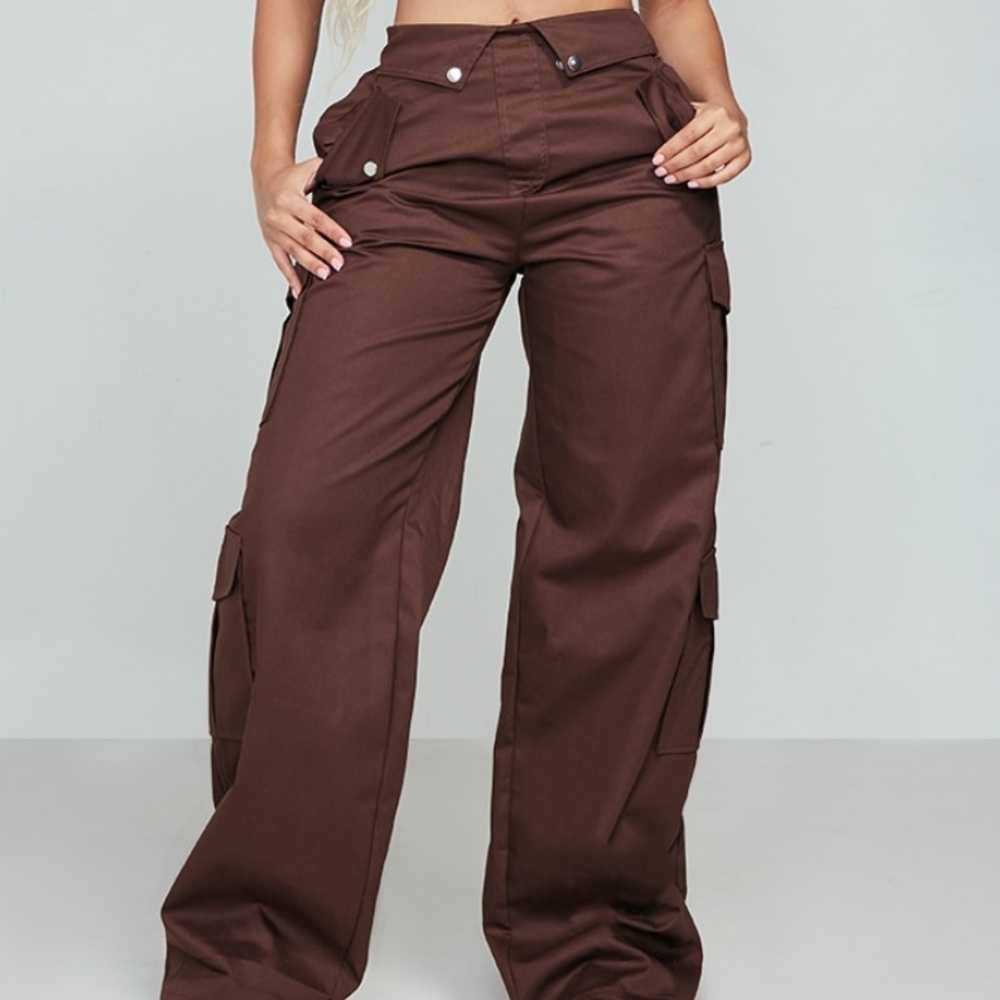 NWT Chocolate Brown Cargo Pants